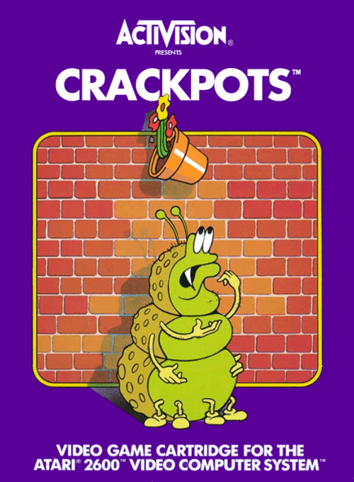 Crackpots box art for Atari 2600